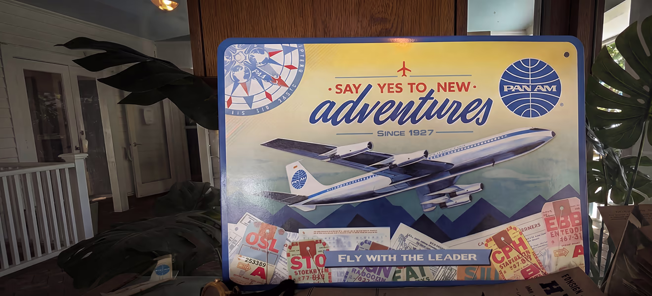 Old Pan Am Advertisement