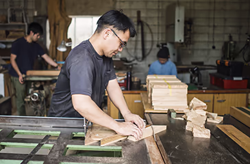 A Japaense carpenter