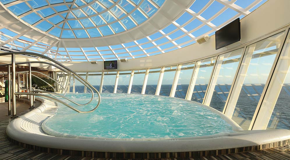 Solarium spa on board Oasis of the Seas