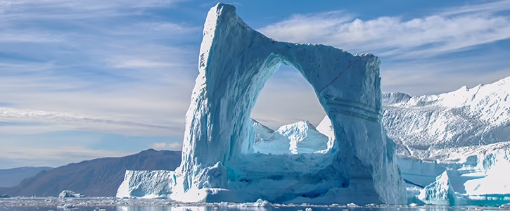 Icebergs in Greenland