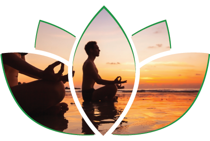 Meditation on the beach