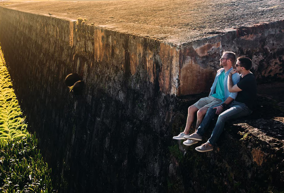 Two boyfriends in Puerto Rico