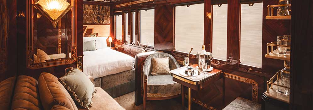 Grand Suite onboard the Venice Simplon-Orient-Express