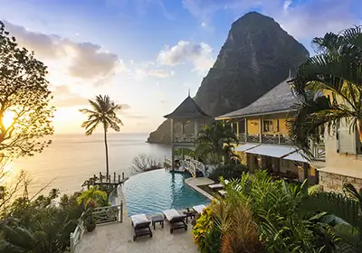 Luxury Private Estate in St Lucia, with ocean view